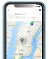 Baseus T2 keychain mini wireless key and other object finder white (ZLFDQT2-02)