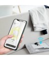 Baseus T2 keychain mini wireless key and other object finder white (ZLFDQT2-02)