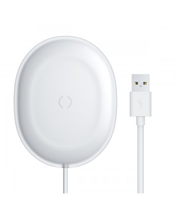 Baseus Jelly Qi wireless charger 15 W + USB - USB Type C cable white (WXGD-02)