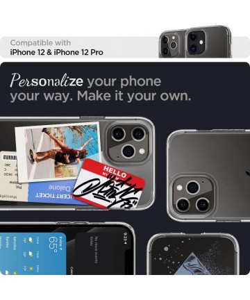 Spigen Ultra Hybrid Case for iPhone 12 / iPhone 12 Pro - Clear