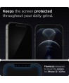 Spigen Glas.tR EZ Fit Tempered Glass for iPhone 12 / iPhone 12 Pro - 2 pcs.