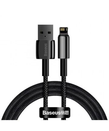 Baseus Tungsten USB - Lightning cable 2.4 A 1 m black (CALWJ-01)