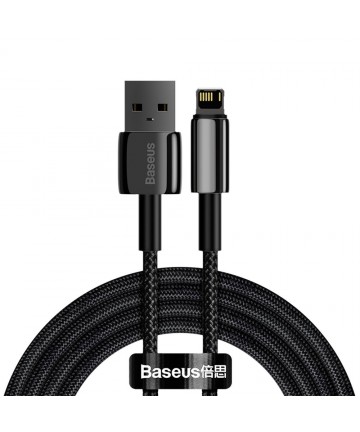 Baseus Tungsten USB - Lightning cable 2.4 A 2 m black (CALWJ-A01)