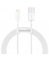 Baseus Superior USB - Lightning cable 2.4A 1.5 m White (CALYS-B02)