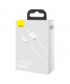 Baseus Superior USB - Lightning cable 2.4A 1.5 m White (CALYS-B02)