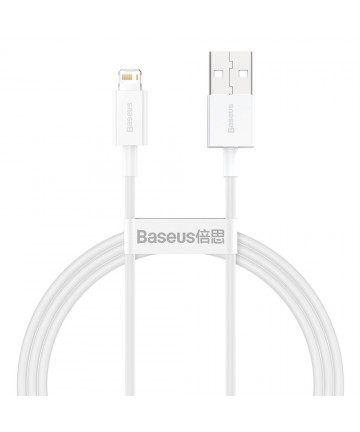 Baseus Superior USB - Lightning cable 2.4A 1 m White (CALYS-A02)