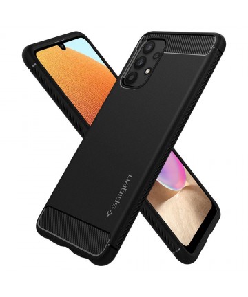 Spigen Rugged Armor Case for Samsung Galaxy A52 / A52S - Matte Black