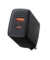 Baseus Compact fast charger USB / USB Type C 20W 3A Power Delivery Quick Charge 3.0 black (CCXJ-B01)