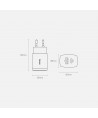 Baseus Compact fast charger USB / USB Type C 20W 3A Power Delivery Quick Charge 3.0 black (CCXJ-B01)