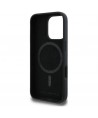 Karl Lagerfeld Silicone Case Heads Print MagSafe for iPhone 16 Pro Max - Black