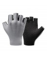 Rockbros Breathable Short Finger Cycling Gloves Size: M - Grey