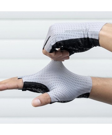 Rockbros Breathable Short Finger Cycling Gloves, Size: S - Gray