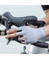 Rockbros Breathable Short Finger Cycling Gloves, Size: XL - Gray