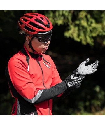 Rockbros cycling gloves, insulated, long, size: XXL - black and gray