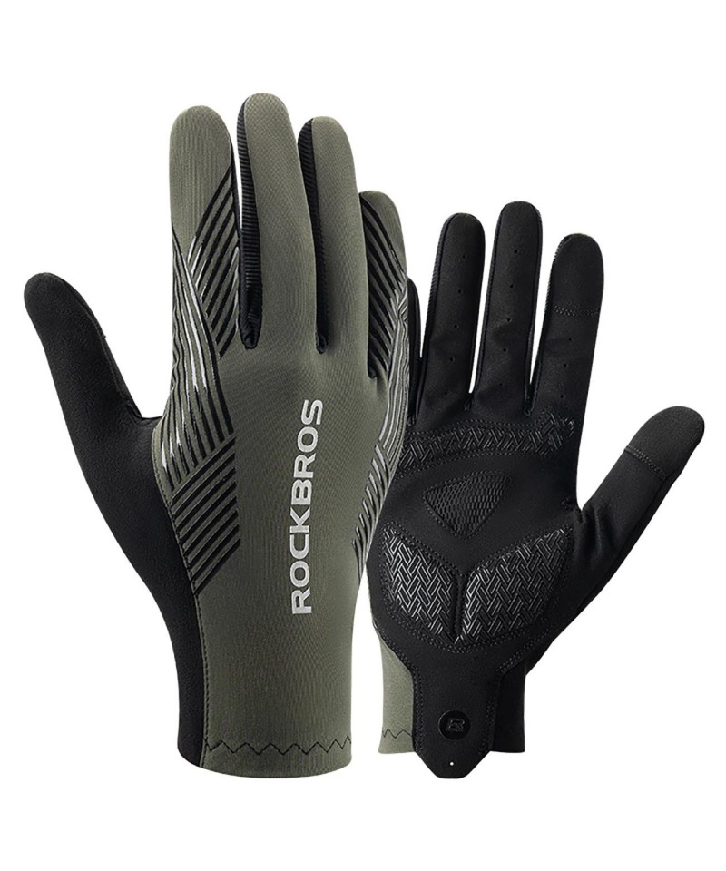 Rockbros cycling gloves spring/summer/autumn, full, size: S - green