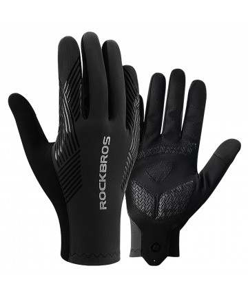Rockbros cycling gloves spring/summer/autumn, full, size: XL - black