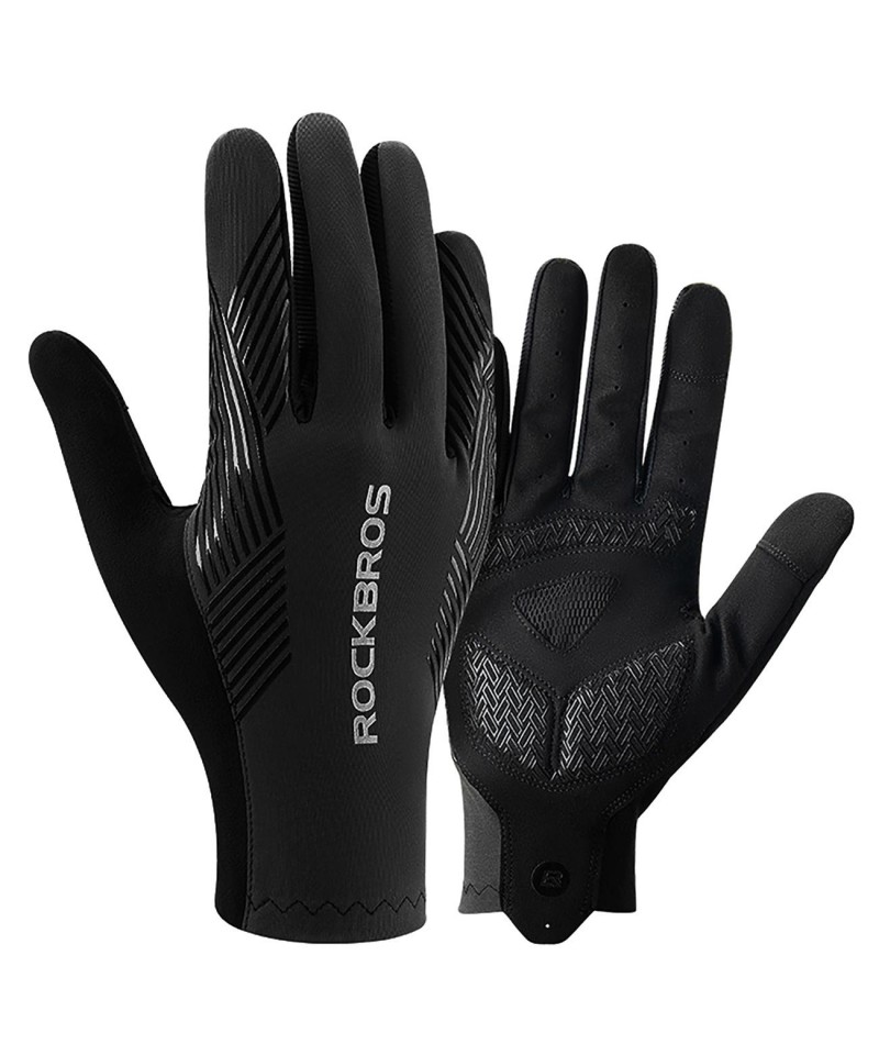Rockbros cycling gloves spring/summer/autumn, full, size: XL - black