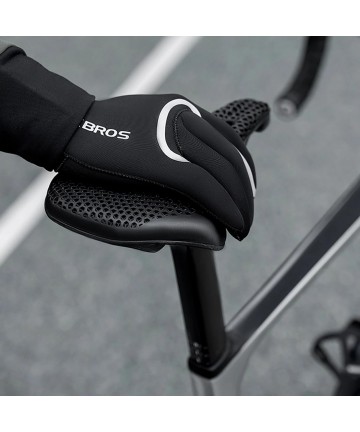 Rockbros Full Waterproof Cycling Gloves, Size: L/XL - Black
