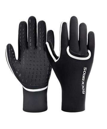 Rockbros full waterproof cycling gloves, size: S/M - black