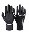 Rockbros full waterproof cycling gloves, size: S/M - black