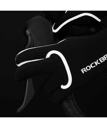 Rockbros full waterproof cycling gloves, size: S/M - black