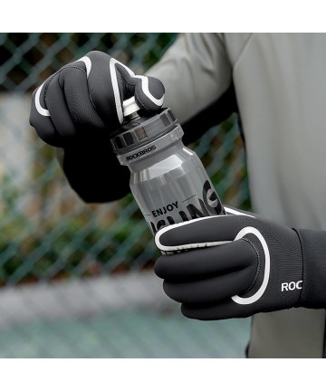Rockbros full waterproof cycling gloves, size: S/M - black