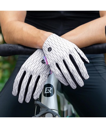 Rockbros MTB cycling gloves size: S - white and black