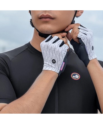Rockbros MTB cycling gloves size: S - white and black