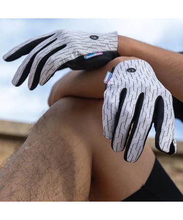 Rockbros sports gloves full spring-summer size S - white and black