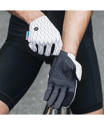 Rockbros sports gloves full spring-summer size XL - white and black