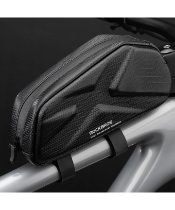 Rockbros Bike Bag, Rigid, Frame, Top Tube, 1.4l - Black