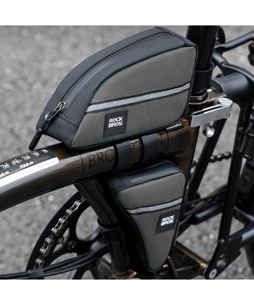 Rockbros Triangle Bike Frame Bag 0.8l - Brown