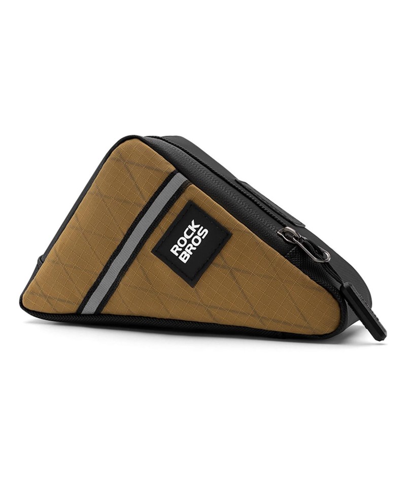 Rockbros Triangle Bike Frame Bag 0.3l - Brown