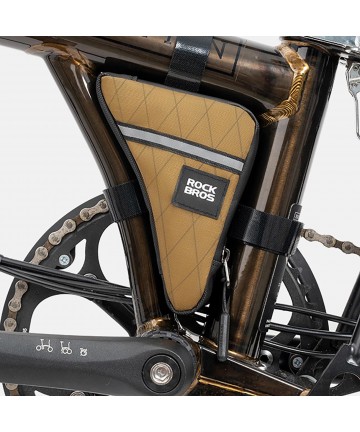 Rockbros Triangle Bike Frame Bag 0.3l - Brown