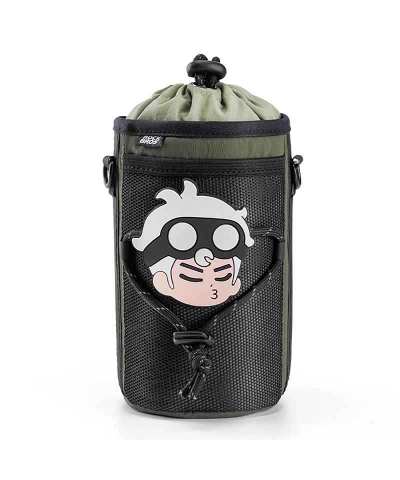 Rockbros Travel Bottle Bag with Shoulder Strap 1l - Green