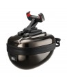 Rockbros rigid hard shell saddle bag, compact, 0.4l capacity - carbon pattern