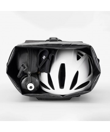 Rockbros Bike Bag with Backpack Function, Waterproof, with Helmet Attachment 18l - Black