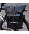 Rockbros Bike Bag with Backpack Function, Waterproof, with Helmet Attachment 18l - Black
