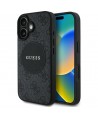 Guess 4G Circle Classic Logo MagSafe case for iPhone 16 - black
