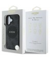 Guess 4G Circle Classic Logo MagSafe case for iPhone 16 - black