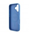 Guess 4G Circle Classic Logo MagSafe case for iPhone 16 - blue