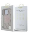 Guess 4G Circle Classic Logo MagSafe iPhone 16 Pro Case - Pink