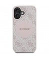 Guess 4G Circle Classic Logo MagSafe iPhone 16 Case - Pink