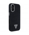 Guess Denim Triangle Logo MagSafe case for iPhone 16 - black