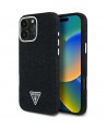 Guess Denim Triangle Logo MagSafe case for iPhone 16 Pro - black