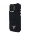 Guess Denim Triangle Logo MagSafe case for iPhone 16 Pro - black