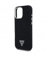 Guess Denim Triangle Logo MagSafe case for iPhone 16 Pro - black