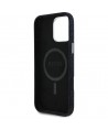 Guess Denim Triangle Logo MagSafe case for iPhone 16 Pro - black