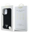 Guess Denim Triangle Logo MagSafe case for iPhone 16 Pro - black