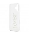Karl Lagerfeld IML Rhinestones Logo iPhone 16 Case - Transparent